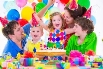 Happy Family Celebrating Kids Birthday. Parents And Three Children.. Stock  Photo, Picture And Royalty Free Image. Image 40332691.